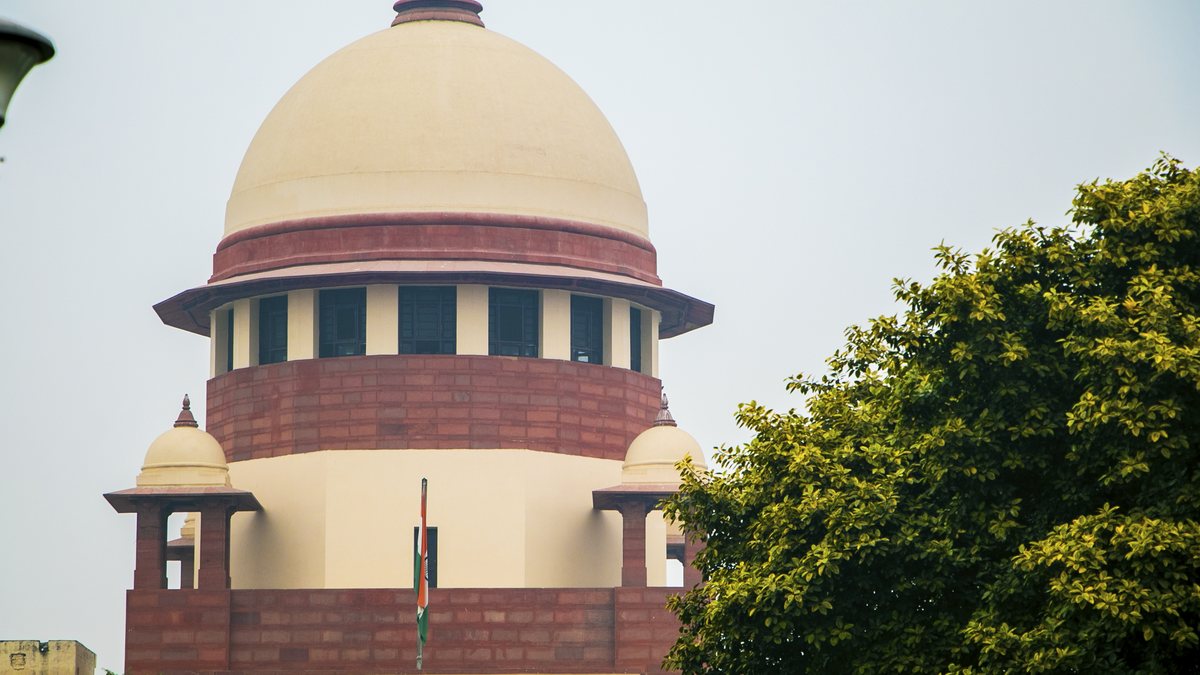 Central wing of the Supreme Court of India building in New Delhi